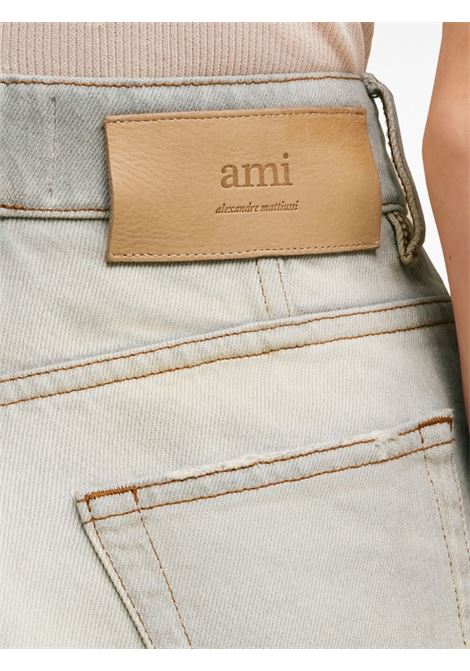 Jeans a gamba ampia in grigio - donna AMI PARIS | FTR420DE00190554